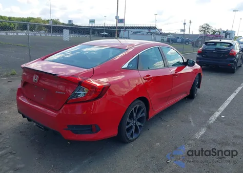 2019 Honda Civic Sport from USA, damaged, VIN 2HGFC2F82KH524566